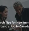 Job Search Tips for New Immigrants